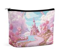 KLWQR Candy Land Makeup Bag for Purse Waterproof Cosmetic Bags Makeup Pouch with Zipper Travel Toiletry Bag Organizer for Women Ladies, style, One Size