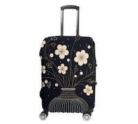 KLWQR Decorative Container Luggage Cover Dustproof Travel Suitcase Cover Elastic Suitcase Protector Fit 19-32 Inch Luggage，, style, Small