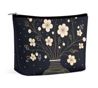 KLWQR Decorative Container Makeup Bag for Purse Waterproof Cosmetic Bags Makeup Pouch with Zipper Travel Toiletry Bag Organizer for Women Ladies, style, One size