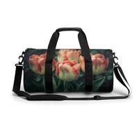 KLWQR Flower in The Park Sport Gym Duffle Travel Bag for Women Men Overnight Weekender Bag with Shoe Compartment,Wet Pocket, 17.7in/9in/9in, style-8, style-8, 17.7in/9in/9in