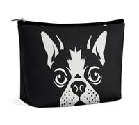 KLWQR French Bulldog Makeup Bag for Purse Waterproof Cosmetic Bags Makeup Pouch with Zipper Travel Toiletry Bag Organizer for Women Ladies, style, One Size