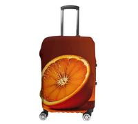 KLWQR Half An Orange Luggage Cover Dustproof Travel Suitcase Cover Elastic Suitcase Protector Fit 19-32 Inch Luggage,, style, XL
