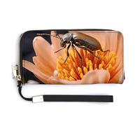 KLWQR Leather Wallets Waterproof Zip Around Clutch Bag Creepy Creature Credit Card Holder Clutch Purse for Women Ladies, style, 20.0*10.5cm