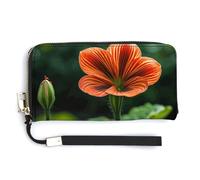 KLWQR Leather Wallets Waterproof Zip Around Clutch Bag Grow Taller Slowly Credit Card Holder Clutch Purse for Women Ladies, style, 20.0*10.5cm