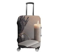 KLWQR Light A Candle Luggage Cover Dustproof Travel Suitcase Cover Elastic Suitcase Protector Fit 19-32 Inch Luggage,, style, M