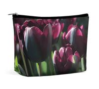 KLWQR Many Flower Makeup Bag for Purse Waterproof Cosmetic Bags Makeup Pouch with Zipper Travel Toiletry Bag Organizer for Women Ladies, style, One Size