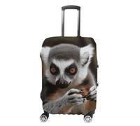 KLWQR Monkey Lemur Cute Luggage Cover Dustproof Travel Suitcase Cover Elastic Suitcase Protector Luggage Sleeves Fit 19-32 Inch Luggage, style, XL