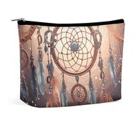 KLWQR Native American Dream Catcher Makeup Bag for Purse Waterproof Cosmetic Bags Makeup Pouch with Zipper Travel Toiletry Bag Organizer for Women Ladies, style, One Size
