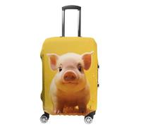 KLWQR Piggy Is Jumping Luggage Cover Dustproof Travel Suitcase Cover Elastic Suitcase Protector Fit 19-32 Inch Luggage，, style, L