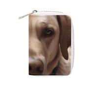 KLWQR RFID Credit Card Holder Wallets for Women Cute Small Leather Ladies Cardholder Wallets Dog Eats Ice Cream Cone Card Organizer Case with Zipper, style, 16x11.5cm