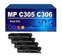 KLXFJ MP C305 C306 Imaging Drum Compatible For Ricoh MP C305 C306 C307 MPC406 C407 Printers,4 colors-1 Set