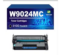 KLXFJ W9024MC Toner Cartridges With Chip Compatible For HP Laserjet Managed MFP E40040 E40040dn E42540F Printers, High Yield,Black-3100 Pages