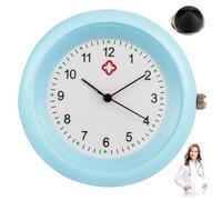 klxgMM Watches for Nurses Clip on Waterproof Nurse Watch for Stethoscope Attachment Accurate Pocket Watch with Clear Scale for Nurse Gifts BlueFob