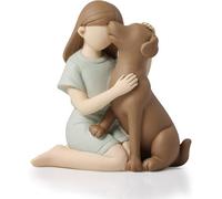 Klycea Dog Memorial Gifts Figurine, Sympathy Gift, Pet Dog Bereavement Gifts, Dog Remembrance Gifts Dog Lovers Gifts for Women, Birthday Gifts for Women, Dog Mum Gifts for Dogs, Loss of A Dog Gift