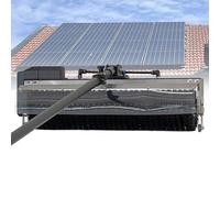 KLYDBMYT 3.5-7.5 m House Water Fed Pole Kit,with 10 m Extension Hose,Portable Electric Solar Panel Cleaning Roller Brush 360° Adjustable Angle,for Distributed Factory Roofs,5.5m/18ft
