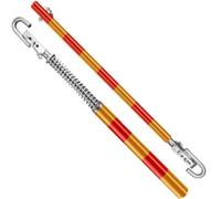 KLYDBMYT Car Safety Tow Bar, 5T Recovery Towing Bar Ball Towing Bar Spring Damper Pole Stabilizer,Tow Rope Heavy Duty Straight Pipe Car Van