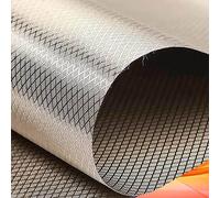 KLYDBMYT Faraday Fabric EMF Proof Military Grade EMP Protection Faraday Box Cloth Military Grade Material Blocks Signals DIY Fabric for WiFi, GPS, RF Signals,silver-9x1.1m