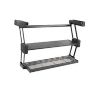 KLYDBMYT Pull-Down Shelf Cabinet Organizer, 2-Tier Heavy-Duty Spice Rack Sliding Storage for Kitchen and Bathroom Cabinets, 610x210x440mm