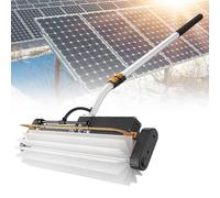KLYDBMYT Telescopic PV Panel Cleaning Machine 7.5 m/25 ft,Dry Cleaning And Water Washing Dual Purpose,Commercial Electric Outdoor Washing Sets Hand-held,Strip-Dual