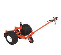 KLYDBMYT Trailer Mover 2800lbs Electric Trailer Mover Dolly With Motor Adjustable Trailer Dolly Heavy Duty Camper Caravan Trailer Car Moving Dolly(Orange)