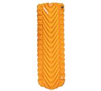 Klymit Insulated Static V2 Inflatable Sleeping Pad | Upgraded Comfort | Portable, Ultralight, Easy to Inflate, Foldable Air Bed for Camping, Backpacking & Hiking - Saffron