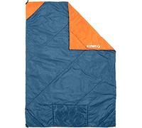 Klymit Versa Packable Camping Blanket and Comforter, Blue/Orange