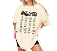 KlymoraTrelix Reader Shirt for Teacher - Elementary School Teacher Shirts - Reading Tshirts for Teachers, Reading Shirt 1, XXL