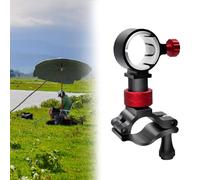 KLYNGTSK Fishing Chair Umbrella Holder Aluminum Fishing Umbrella Bracket Adjustable Fishing Chair Clamp Bracket Chair Umbrella Holder Clamp Universal Umbrella Mount Clip for Fishing Rod Chair Parasol