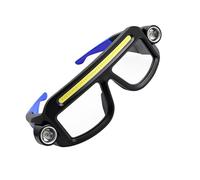 Klynovalu Head Worn Glasses Flashlights with Fast Charging and SplashProof Construction for Various Outdoor USB Rechargeable Light Glasses