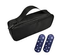 klyrith Insulin Cool Bag with 2 Ice Packs, Insulated Diabetic Bag for Diabetic Accessories, Insulin Pen and Other Medicine Accessories, Portable Travel Emergency Bag Cooler Bag, black, M, Fashion and