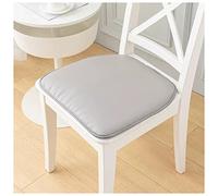 KLZUOPT Dining Chair Pad Faux Leather Chair Seat Cushion For Kitchen Dining Room 1/2/4packs Chair Cushion Pad Non Slip Horseshoe Seat Cushion 40 * 43cm (Color : Gray-1, Size : 1pack)
