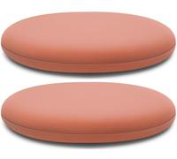 KLZUOPT Dining Chair Pad Memory Foam Round Chair Pad 35cm/40cm/45cm Kitchen Dining Seat Cushion with Removable Cover Anti Slip Stool Cushion for Bistro Office Chairs (Watermelon Red Size: 45cm)