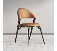 KLZUOPT Modern Dining Chair Versatile Dining Chair Set of 2 Upholstered Kitchen Chairs, Lounge Chairs Dressing Chairs Negotiation Chairs with High Back Metal Legs for Dining Room Home