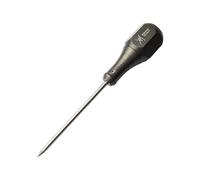 KM BUILT Heat Treated AWL - 6061-T6 Aluminum Handle with Heat Treaded 17-4 Stainless Spike - Metal Work, scribing, Punching Tool - Made in The USA, grey