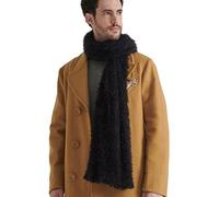 KM CHOICE ONE Scarf - Versatile Winter Shawl & Cosy Wrap with 20 Wearable Styles, Warm Stretchable Fabric with Softener & Antistatic Finish, Azo-Free Dye - For Women & Men, Black