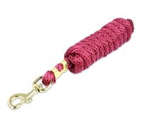 KM Elite 10ft Poly Lead Rope - Burgundy