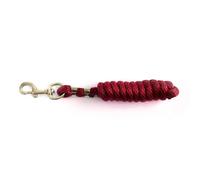 KM Elite 6ft Poly Lead Rope - Burgundy