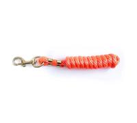 KM Elite 6ft Poly Lead Rope - Hot Orange