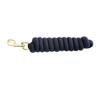 KM Elite Double Braided Cotton 7ft Leadropes One Size Black