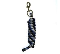 KM Elite Double Braided Nylon Lead Rope 7ft - Grey