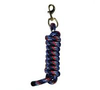 KM Elite Double Braided Nylon Lead Rope 7ft - White