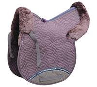 KM Elite Lambswool GP Half Lined Numnah Full Size Mocha