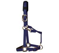 KM Elite Luxury Padded Headcollar: Navy Blue: Medium