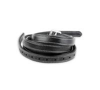 KM Elite Luxury Stirrup Leathers - Black - 62 Inches