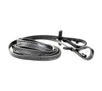 KM Elite Pro Grip Eventer Reins - 44 Inches - Black
