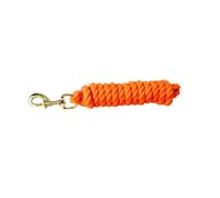 KM Elite Superfine Cotton Lead Rope - Hot Orange