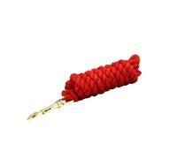 KM Elite Superfine Cotton Lead Rope - Red