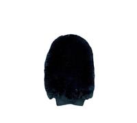 KM Elite Teddy Soft Grooming Mitt - Black