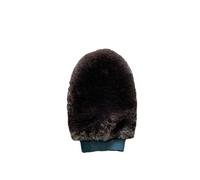 KM Elite Teddy Soft Grooming Mitt - Mocha