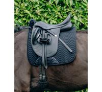 KM Elite Teddy Soft Half Lined Dressage Square - Black